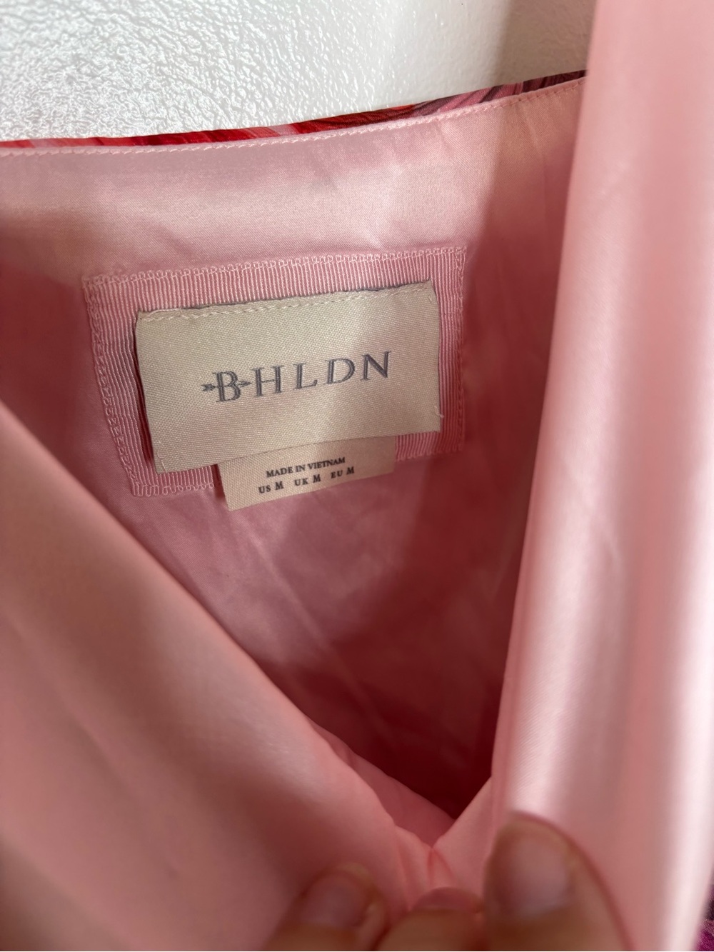 BHLDN Callie Sleeveless Ruched Printed Charmeuse Midi Dress - Picture 10 of 15